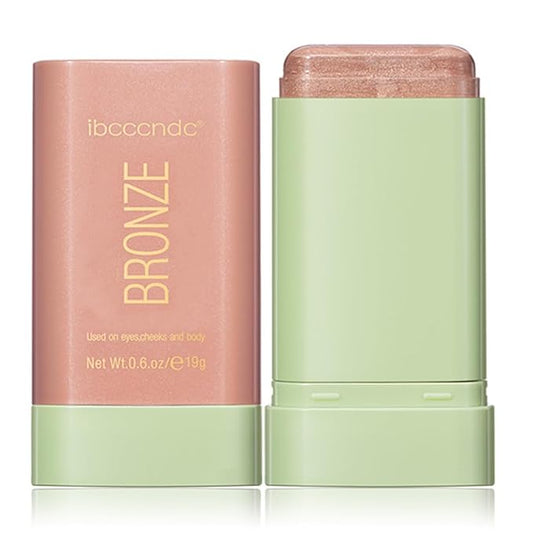 Multi-Use Makeup Blush Stick, Cream Blush Stick, Tinted Solid Moisturizer Stick for Cheek & Eyes & Lips, Waterproof Natural Nude Makeup, Suitable for All Skin (2#Soft Glow)