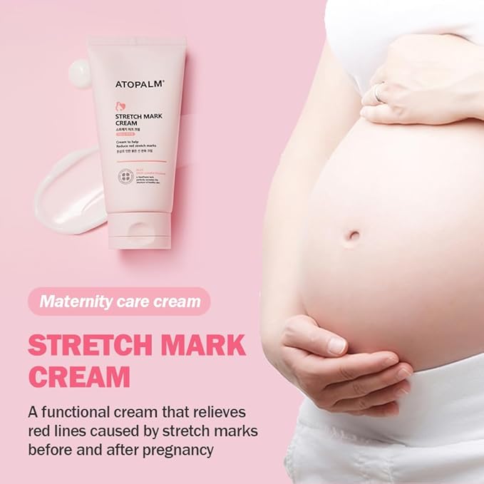 ATOPALM Maternity Care Stretch Mark Cream, 150ml 5 Fl Oz, Canola Oil Postpartum Skin Care| Pregnancy Red Lines Relief | Skin Swelling Elasticity Improvement| Gentle Body Moisturizing | Kbeauty