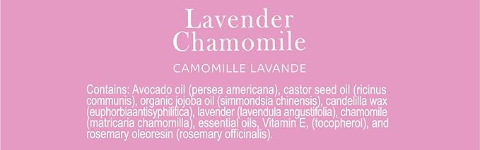 Vegan Lip Balm by PURE + SIMPLE Lavender Chamomile Lip Balm Collection, Cruelty Free Chapstick, Moisturize Dry, ed, or Chapped, Lips, 5 Tube Set.