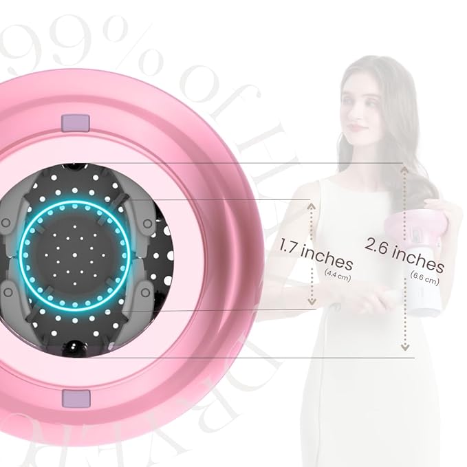 Universal Hair Diffuser “Super Sturdy” 1.7 Inch to 2.6 Inch for Natural Curly and Wavy Hair, Hair Dryer Attachment (Black 2 Aroma Upgrade)