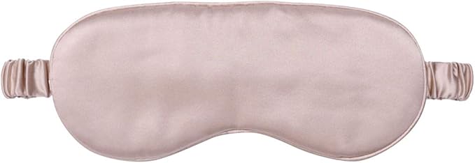 Silk Sleep Mask Light Blocking Luxury 100% Mulberry 19mm Silk Eye Mask Eye Cover Blindfold Ultra Soft Light & Comfy Anti Aging Skin Care with Travel Bag Gift Package