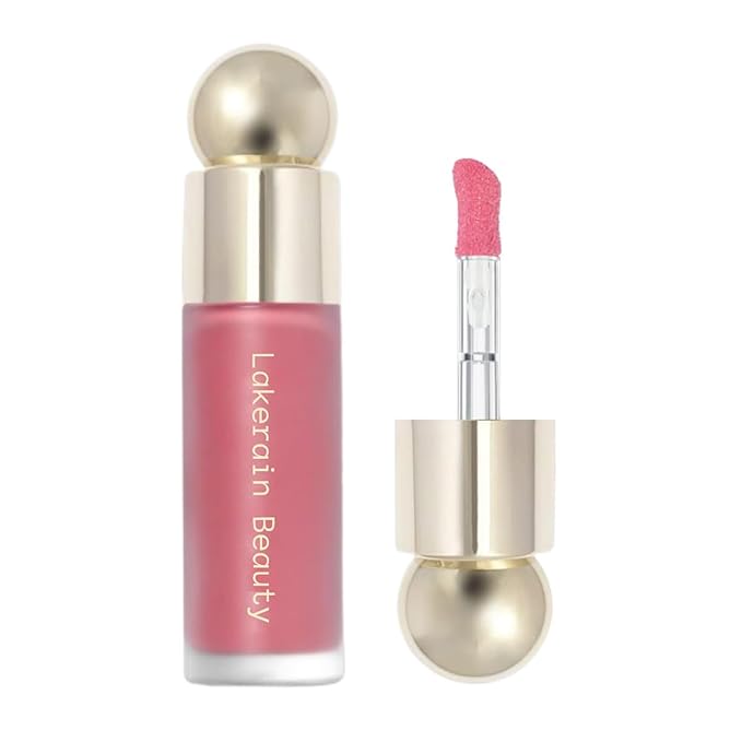 Velvet Liquid Blush, Natural Matte Finish Looking, Dewy Cheek Tint, Soft Cream Face Blush,Moisturizing Lightweight Blendable Feel,Long-Lasting 0.25 oz/7.5ml - 02#