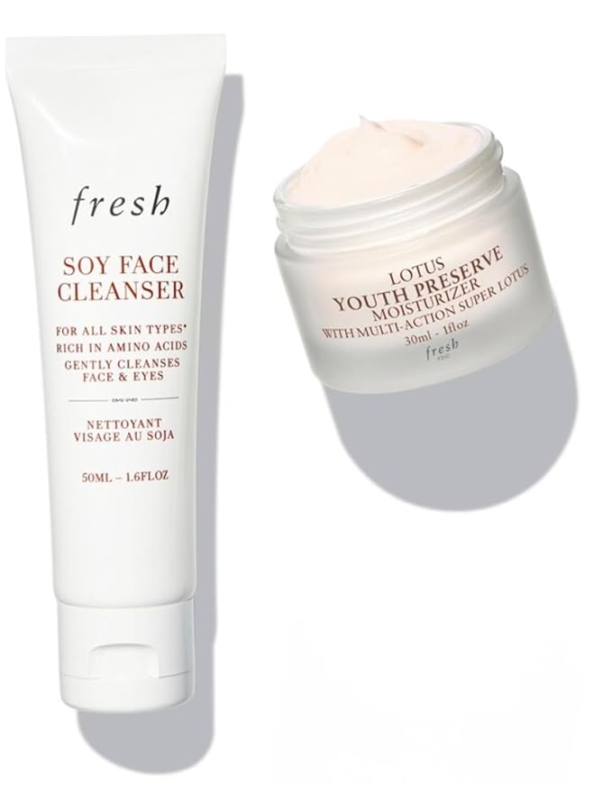 Soy Hydration Face Cleanser 1.6oz / 30mL and Lotus Youth Moisturizer 1.6oz / 30mL Gift Set