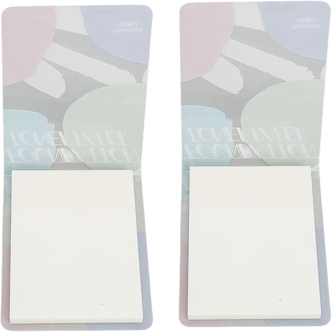 200 Sheets Nail Art Cosmetic Palette Paper Disposable Nail Art Palette Paper Mix Colors for Daily Use