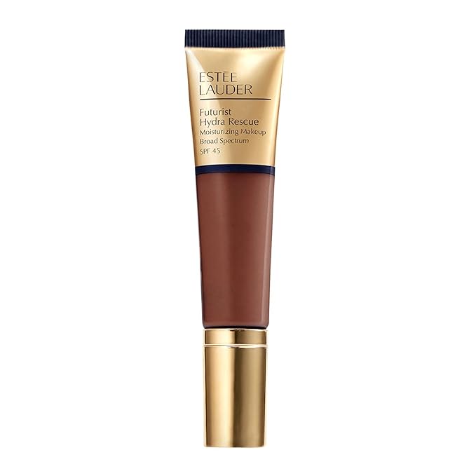 Estée Lauder Futurist Hydra Rescue Moisturizing Foundation SPF 45, 12 Hour Glow, 1.2 oz., 7N2 Rich Amber