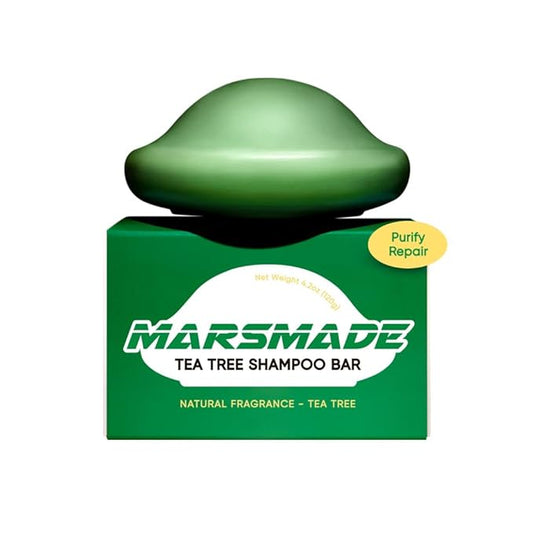 Tea Tree Shampoo Bar 2.0 - Hydrating & Moisturizing Natural Hair Soap Bar Shampoo for Excess Oil Build-Up & Scalp Nourishment - Bathing Soap Solid Shampoo for All Hair Types (120g, 4.23oz)