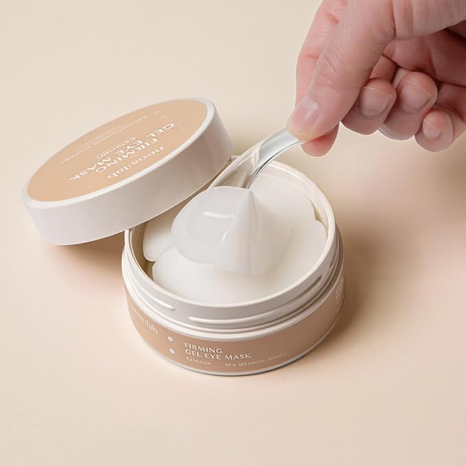 Firming Gel Eye Mask 60ea (30pairs) - Refreshing Hydrogel Eye Patch with Collagen, Peptide, Rice Ceramide, Lactobacillus Ferment for a Firm Eye Area, Reduces Fine Lines, Eye Bags, Puffy Eye