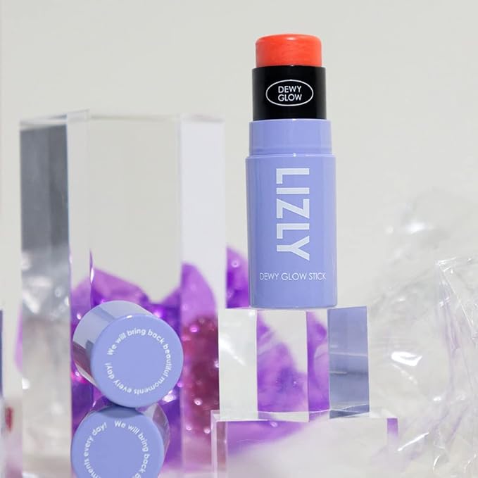 Vegan Blush Stick Multi Balm Cheek Stick Korean Make Up Dewy Glow Balm Stick sonrojo (01 Coral)