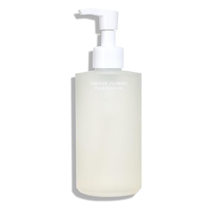Whamisa Organic Flowers Cleansing Oil, Face Cleanser, Postbiotic-Rich Makeup Remover for Deep Cleansing, Pore Care, Rolling, Fermented, Easy Clean (260ml)