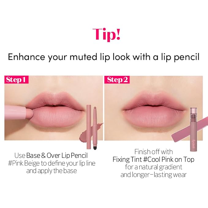 ETUDE Fixing Tint #06 Soft Walnut (4g) | Long Lasting High Pigmented Liquid Lipstick | Waterproof Lightweight Matte Finish Lip Stain | Full Coverage | Korean Makeup, Kbeauty