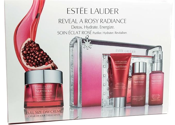 Estee Lauder Nutritious Super Pomegranate Reveal A Rosy Radiance Set