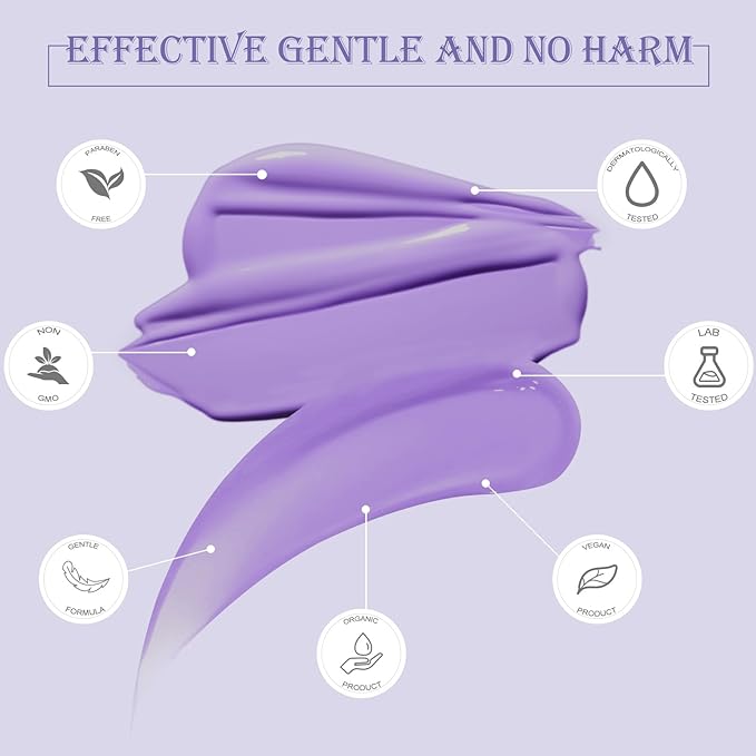 PURPLESKY 80oz Hard Wax Beads Bulk - Hair Removal Waxing for Body Face Back Underarm Leg - At Home Salon - SPA Choice - Quick Coarse Remove - Long Lasting