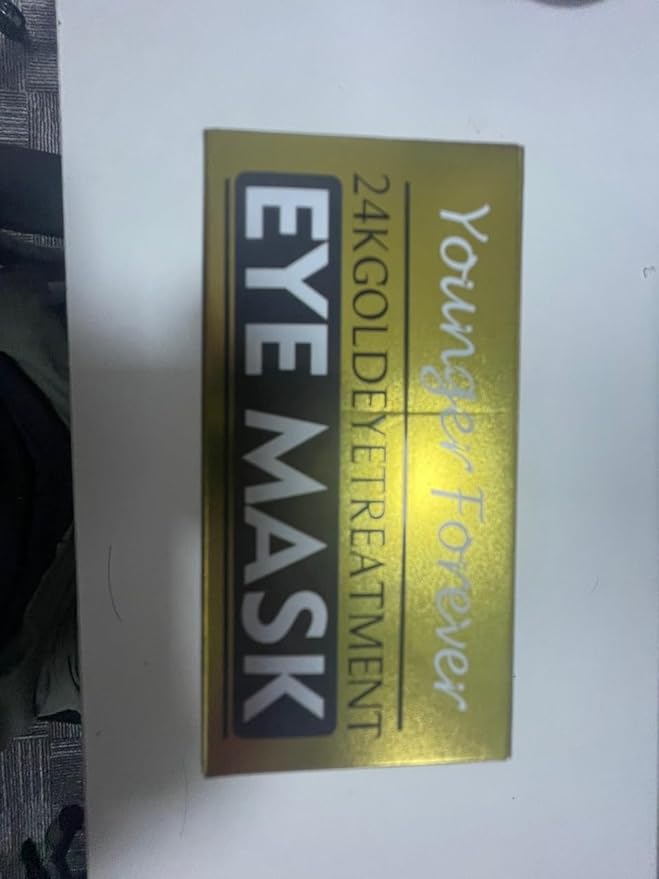 Under Eye Mask, 24 Gold Hydrating Eye Patches, Amino Acid & Collagen Eye Masks For Dark Circles And Puffiness, Women And Man Eye Bags Treatment For Face Care, Under Eye Wrinkle Patches For Skin Care