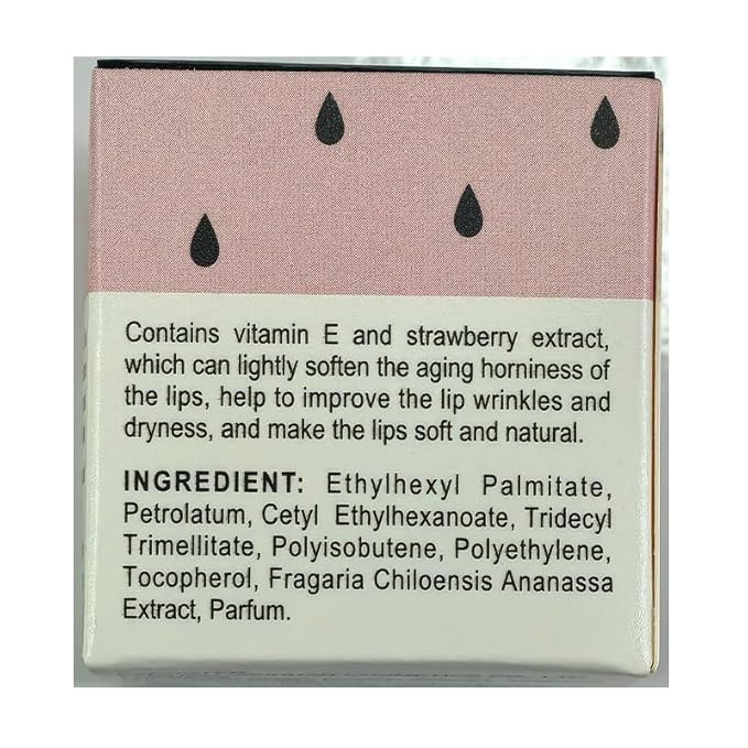 2PCS Strawberry Sleeping Lip Mask,Bee Lip Balm Lip Mask Honey Pot Propolis Moisturizing Lip Balm with Stick,Plumping Lip Hydrating Prevention Dry & Cracked Lip Scrubs Exfoliato Lip Wrinkle Care