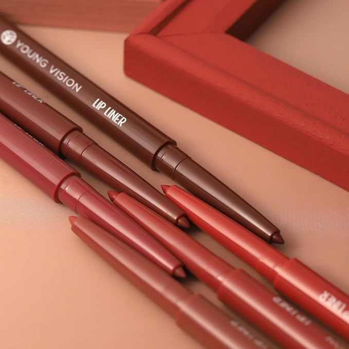 YOUNG VISION Liquid Lipstick & Lip liner Combo Set, Matte Lip Contour Kit - Durable, Waterproof, Kit de Labios Matte for Lasting Definition…