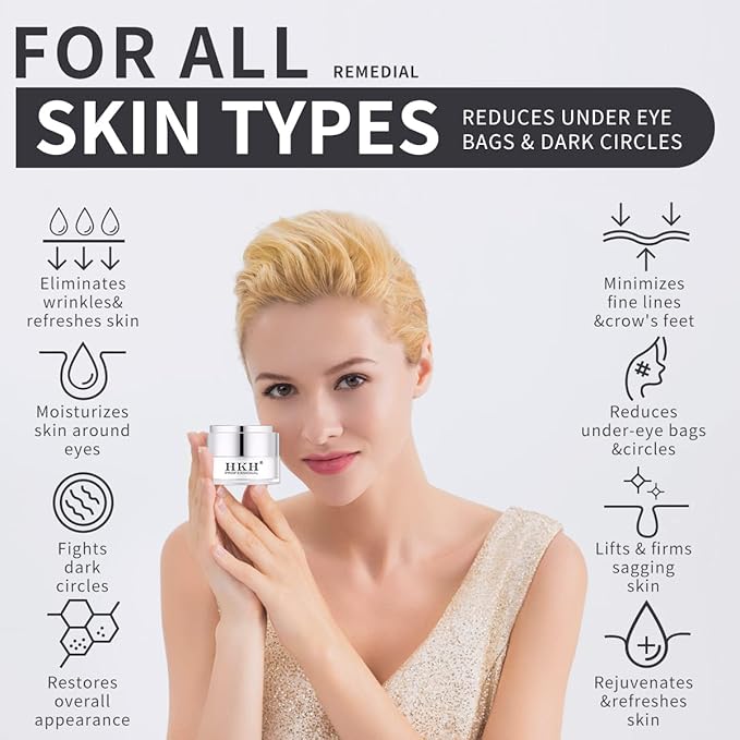 Dark Circles Under Eye Treatment for Women - Eye Cream for Dark Circles Wrinkles Puffiness & Reduce Eye Bags, Moisturize & Repair Eye Bags- Anti-Aging Collagen Eye Cream – Retinol Peptide