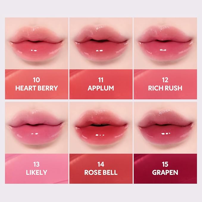 TIRTIR Waterism Glow Tint, 10 Heartberry, 0.14 Oz