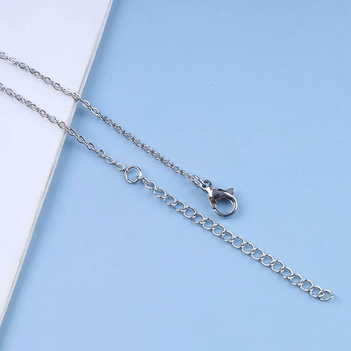 Silver Crystal Panda Necklace Choker Vintage Heart Panda Pendant Cute Animal Necklace Charm Jewelry I Love You Forever Birthday Gifts for Kids Women and Girls