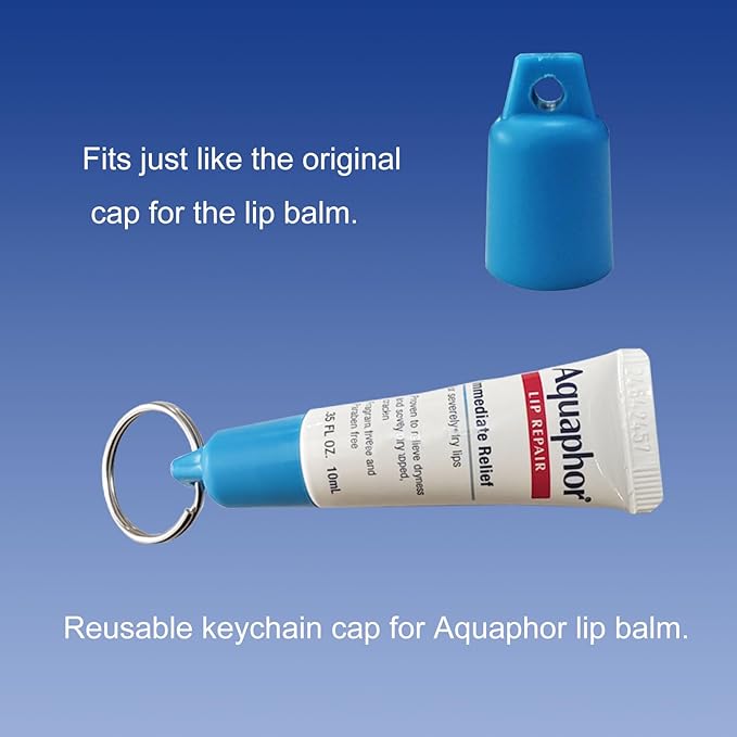 PIAOLGYI Cover for Aquaphor Lip Repair,Compatible with Aquaphor Lip Balm 0.35 FL OZ (ONLY Cover) (Blue)