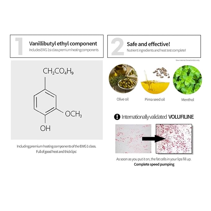 KEYBO Lip Plumper Dotom Lip Plus 16 Colors, 3 Steps Extreme Plumping Clear Lip Gloss by Essence Lip Care Oil & 16 Color Tints from Korean Makeup (06. Autumn Delight)