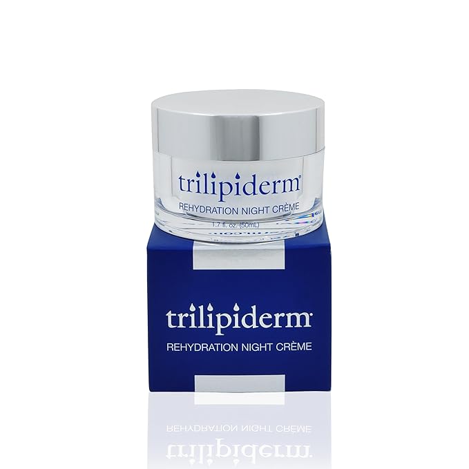Trilipiderm Rehydration Night Créme .5oz + Protective Day Créme Broad Spectrum SPF 30 .5oz Travel/Trial Size Transformative, moisture-rich crème with hyaluronic acid and Retinol