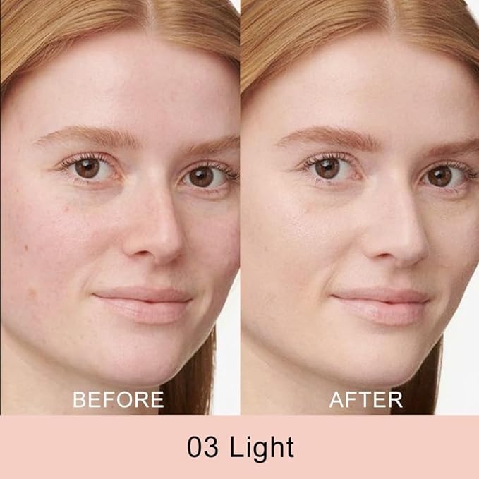 Kaely Color Correcting Concealer,Cream Pot Concealer Full Coverage,under Eye Concealer Palette for Conceals Dark Circles,Waterproof Foundation Face Makeup,03 Light