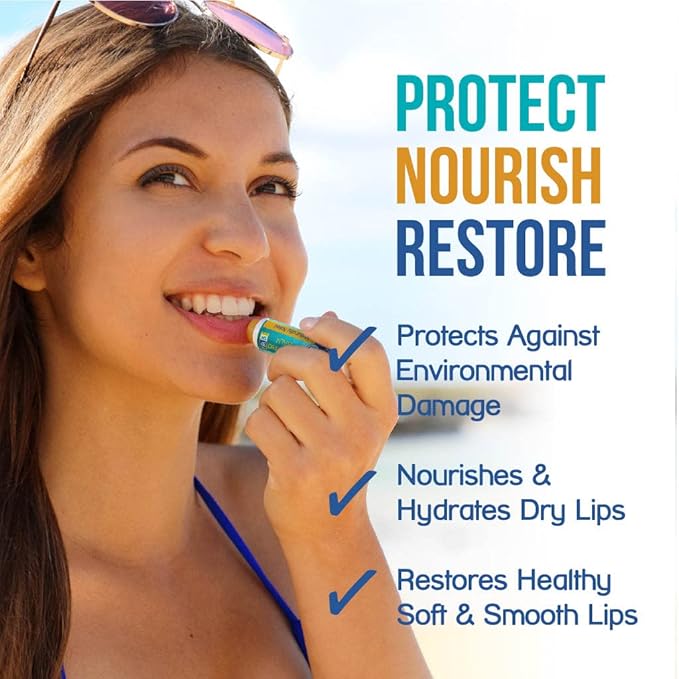 STREAM 2 SEA Cucumber Mint Lip Balm Set, Reef Safe SPF 30 and Hydrate Organic Lip Balms, Moisturizing Indoor + Sun Protect Outdoor Lip Balm For Beach and Sports, Paraben Free, Cruelty Free Lip Care