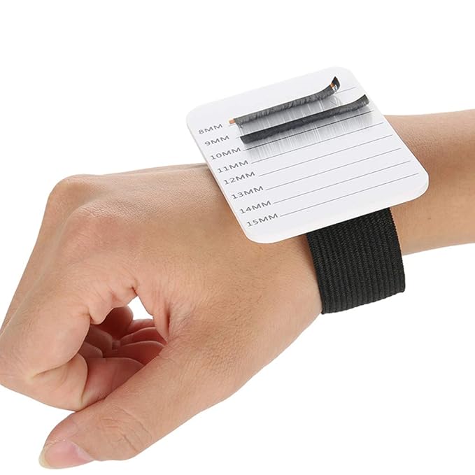 5 Pairs Under Eye Pads With Eyelash Holder Pallet and Brush and Tweezers Set, Lint Lash Extension Eye Gel Patches for Eyelash Extension Eye Mask Beauty Tool