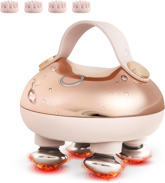 arboleaf Heated Scalp Massager Head Massager Scalp Stress Relax Hair Massager with Heat Cordless Kneading Massage Cat Massager, Gift for Mom Dad