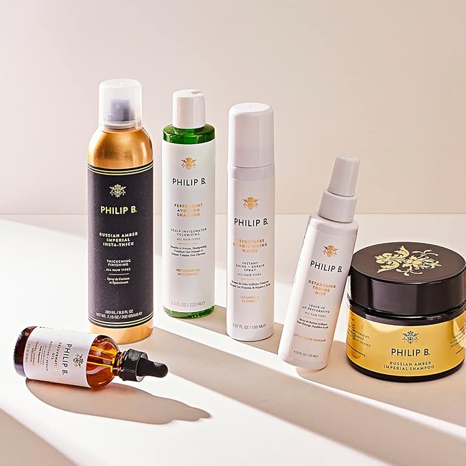 PHILIP B Detangling Toning Mist pH Restorative 4.23 oz. (125 ml) | Un-Tease Tangles, Leaves Hair Glossy, Smooth and Frizz-Free