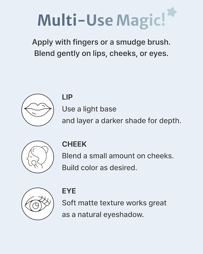 DEARMAY Pure Falling Mood Lip Pot No. 03 A Little Note 0.23 Oz. Vegan Lip Stain Lip & Cheek Multi-Use Tint With Hydrating Formula for Smooth Soft Blend Without Dryness or Fine Lines, Korean Makeup