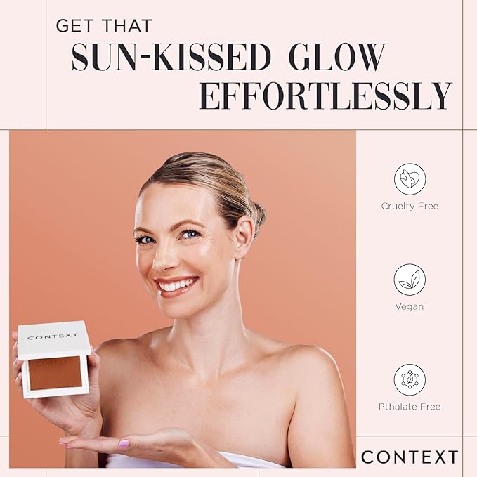 Context Skin Matte Bronzer Powder | Vegan & Cruelty-Free Powder Bronzer for Face | Sun-Kissed Makeup Finish | Long-Lasting, Buildable Coverage Skin Tones | We Own the Night