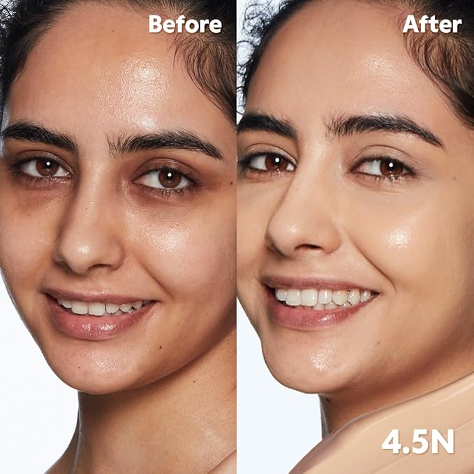 TIRTIR Glide&Hide Blurring Concealer - Creamy texture, Conceals dark circles and wrinkles, Dual formula (liquid tip & balm stick), Long-lasting wear, Korean Makeup, #5C, 0.28 Oz