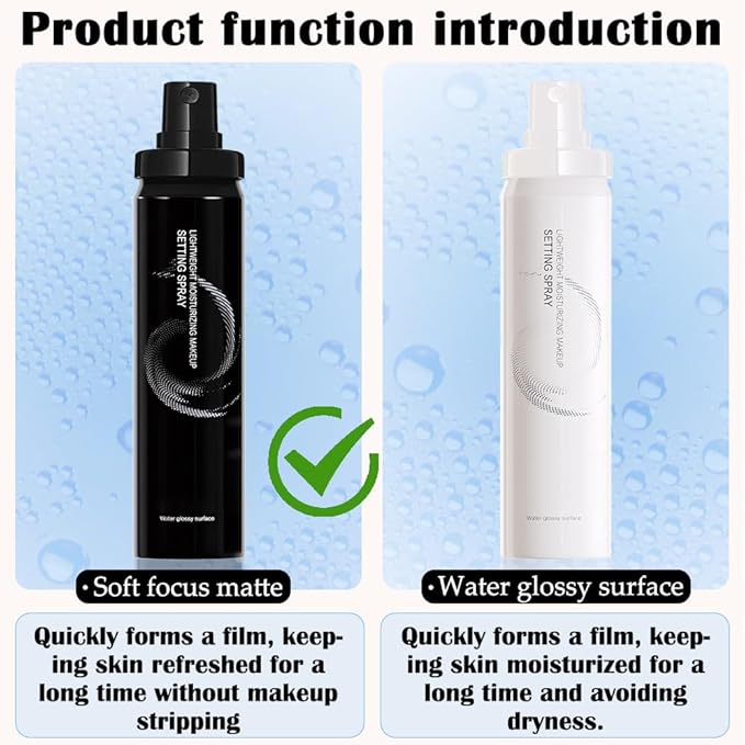 Kaely Setting Spray for Face,Matte Finish,Waterproof Setting Spray for Makeup Long Lasting,Oil Control Face Mist,Up To 16 Hours,Vegan & Cruelty-Free