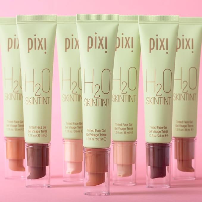 Pixi H2O SkinTint Tinted Face Gel, 1.2 fl oz / 35 ml, Nude
