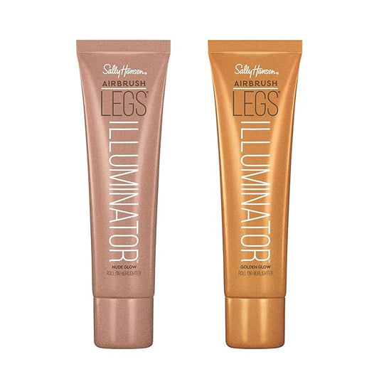 Sally Hansen Airbrush legs, Illuminator Nude Glow and Golden Glow 3.3 Oz