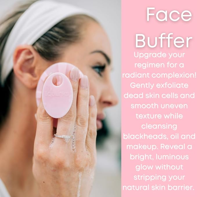 Skincare Essentials Kit - 4 Piece Bundle Pack - Face and Body Silicone Spa Accessory - Essential Beauty Set for Teen Girls Sage Green