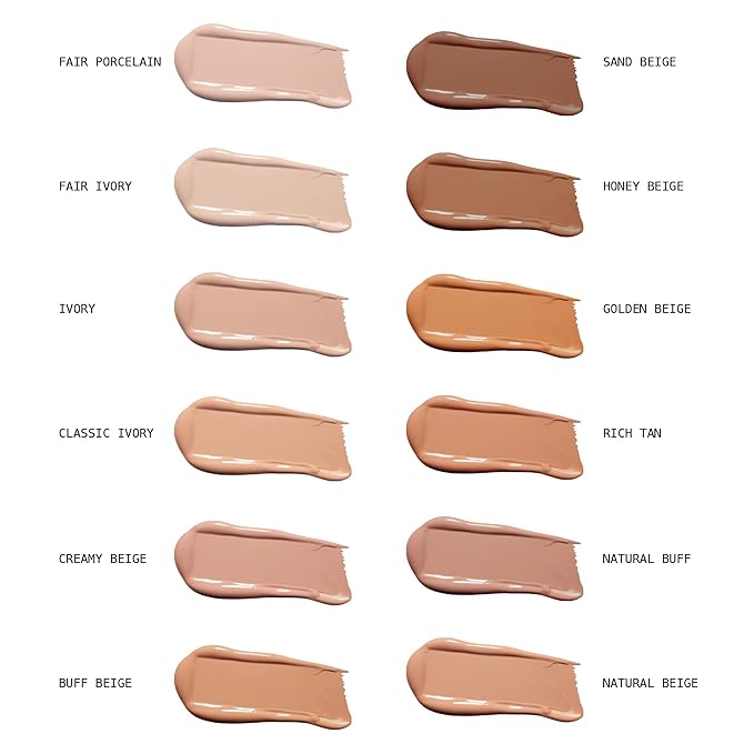 Ruby Kisses Liquid Foundation Medium Coverage, Lightweight, Natural Finish, Face Makeup for All Skin Type, Korean Makeup (Rich Tan)