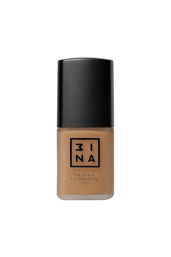 3INA The 3-In-1 Foundation 218 - Vegan Formula - Combination Of Primer, Concealer And Foundation - Medium Coverage - Natural Finish - Perfect For Covering Lines And Blemishes - Long Lasting - 1.01 Oz