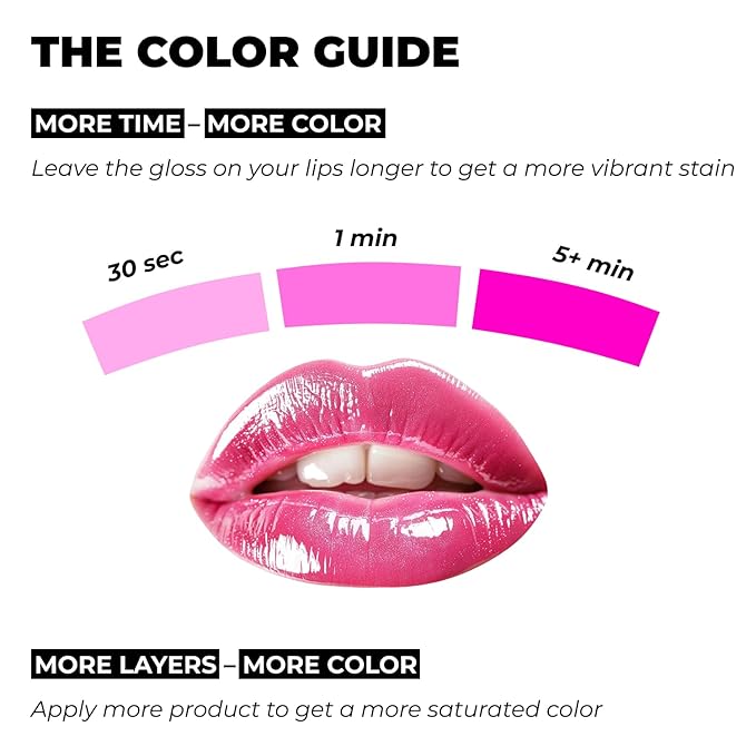 All-in-One Lip Tinted Plumping Oil - Universal Color & Moisture, Soft Balm for Day & Night Use, Lip Mask&Lip Gloss - Long-Lasting & Scented, Berry Ice 404-3ml/0.1fl.oz