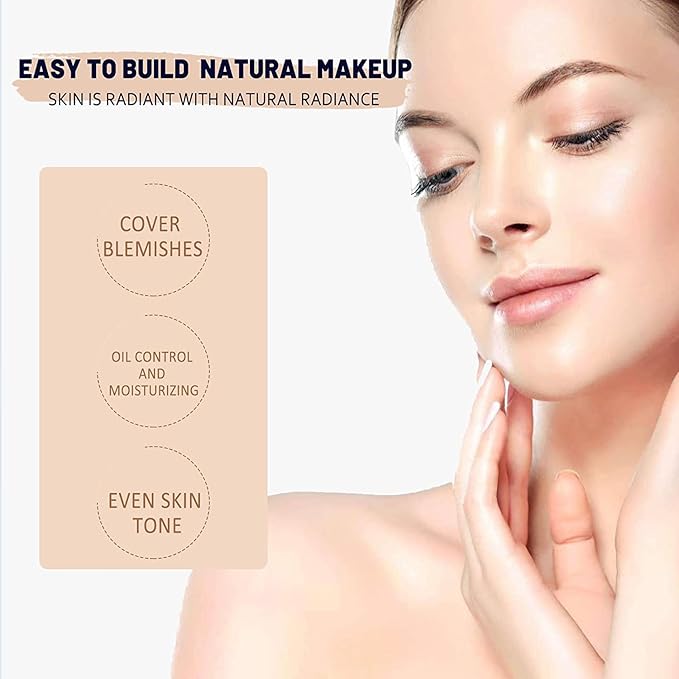 2pcs Skin Tone Adjusting CC Cream SPF 50, New Cosmetics CC Cream, Pre-makeup Primer Moisturizing Skin Concealer Brightening Skin Tone(Natural Color)