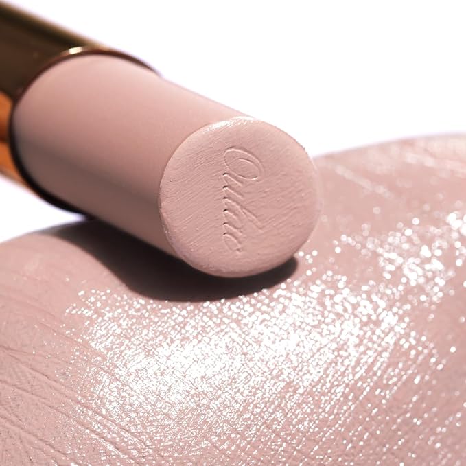 Oulac Beige Lipsticks for Women, Pale Nude Matte Lip Base, Full Coverage Lip Color, Satin Matte Finish, Cream Texture, Hydrating, Infused with Hyaluronic Acid, Vegan & Clean Beauty 4g SG01 Bare