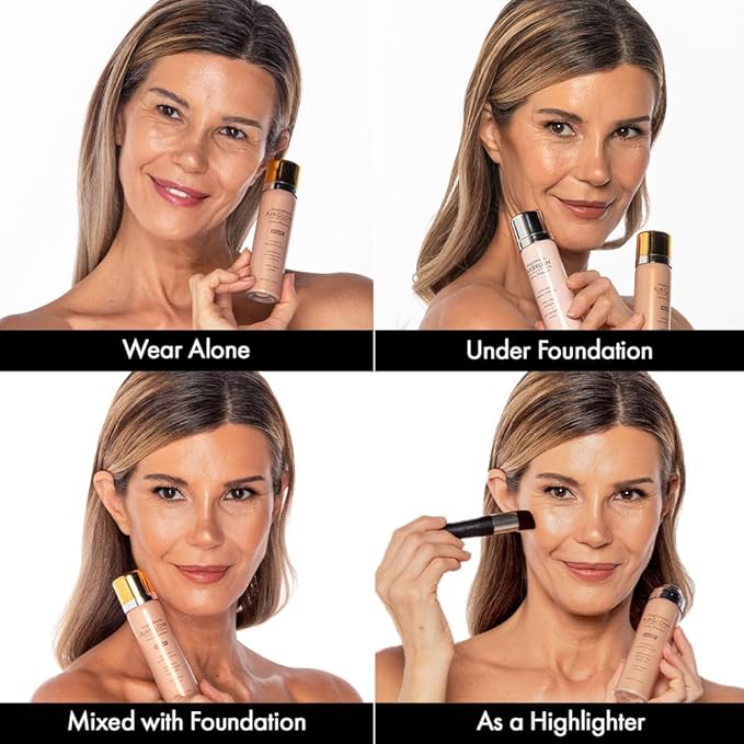 Jerome Alexander MagicMinerals AirGlow Tinted Highlighting Night Mist, Illuminating Airbrush Tinted Moisturizer Spray | Bronze Glow