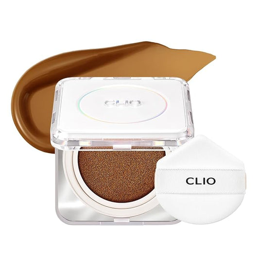 CLIO Kill Cover Founwear Cushion The Original – 20 Shades, Buildable Light to Medium Coverage, Natural Finish, Korean Makeup Foundation, Long-Lasting Skin Fit, 36N HAZELNUT
