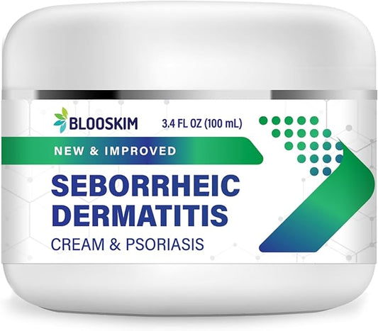 Seborrheic Dermatitis Face Cream – Face, Scalp & Body Moisturizing Treatment for Flaky, Itchy Skin – Daily Lotion for Psoriasis and Dermatitis Relief - Men and Women - 3.4 Fl Oz