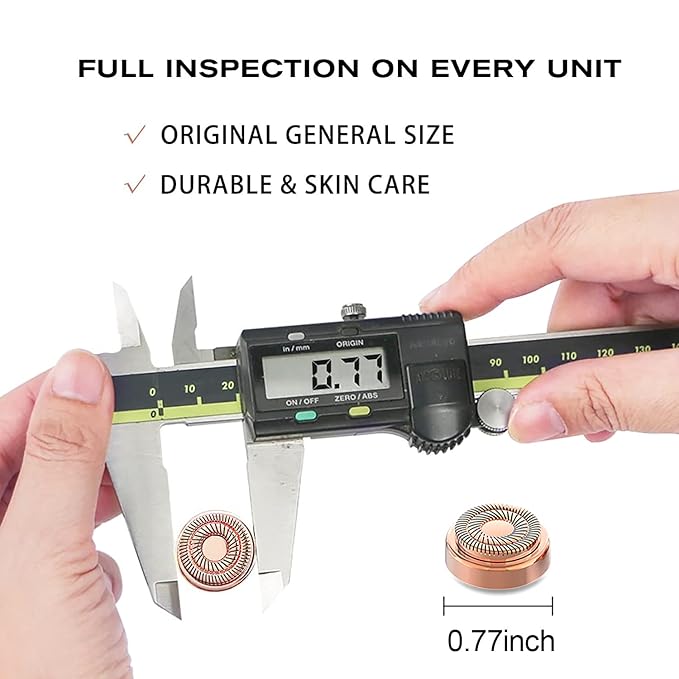 Replacement Heads for Flawless Facial Hair Remover Gen 2, Replacement Blades for Finishing Touch Flawless Hair Removal Generation 2