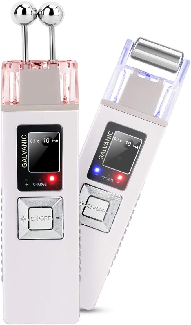 Portable Galvanic Microcurrent Skin Firming Machine, Anti-Aging Face Lift Massager Home Use Beauty Salon Device