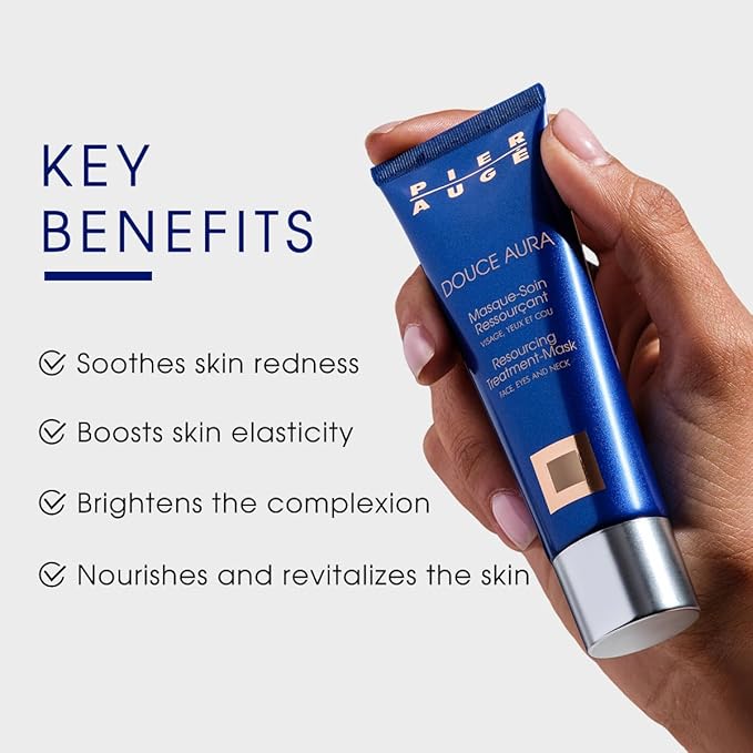 Pier Auge Facial Masks| Douce Aura Face Mask | Overnight Face Mask for Glass Glow Skin -Glowup & Hydrating, Firming and Moisturizing | PDRN Mask| No-Rinse Sleeping Mask 50ml,1.69 fl.oz