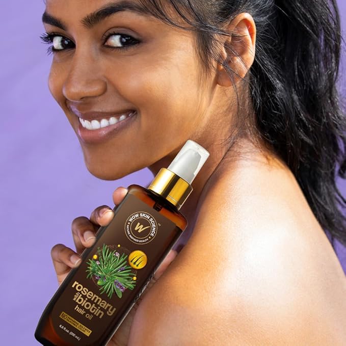 WOW Skin Science Rosemary with Biotin Hair Oil 6.8 oz