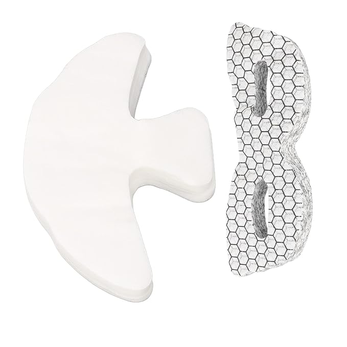 ZJchao Disposable Eye Forehead Masks, Eye Forehead Mask Paper Silk DIY Soft Disposable Hydrating Eye Care Paper Facial Eye Pads Spa DIY Clear Eye Mask Paper Beauty Sheets for Home Beauty